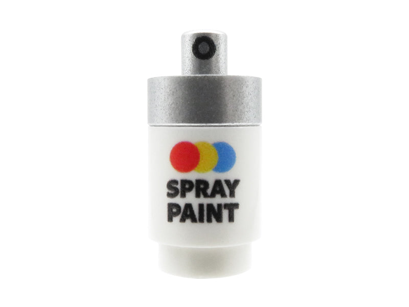 Farba w sprayu - Nadruk custom na okrągłym klocku 1x2