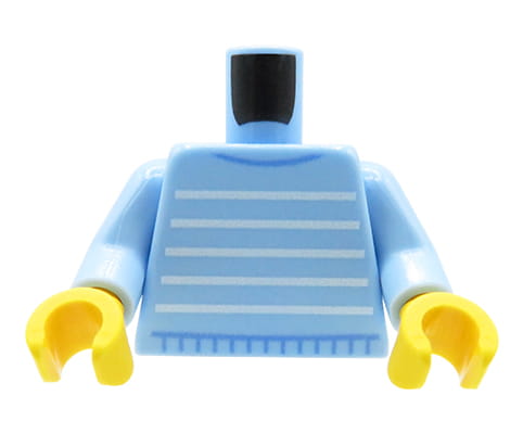 Sweater #2 - Custom printed minifig torso- yellow hands