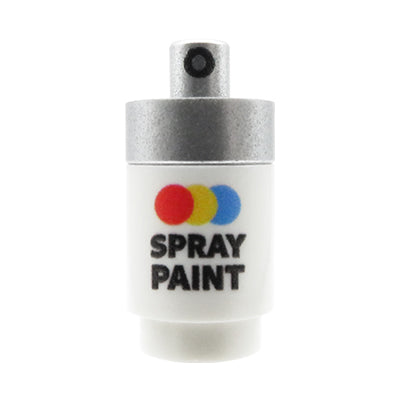 Farba w sprayu - Nadruk custom na okrągłym klocku 1x2