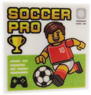 Soccer Pro video game - Custom printed tile 2x2