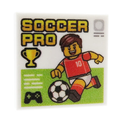Soccer Pro video game - Custom printed tile 2x2