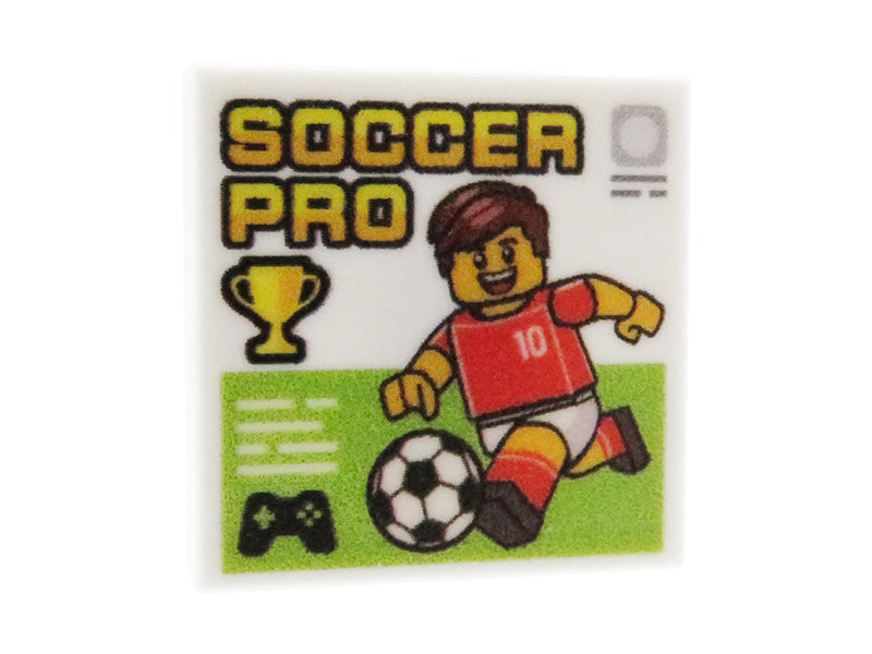Soccer Pro video game - Custom printed tile 2x2