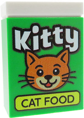 Kitty Cat Food – Custom printed brick 2x3