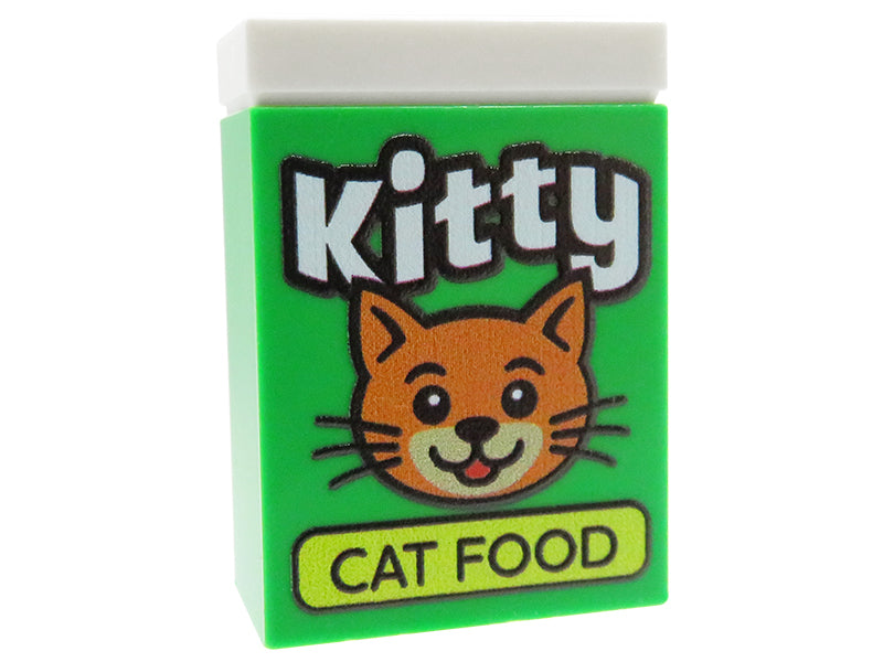 Kitty Cat Food – Custom printed brick 2x3