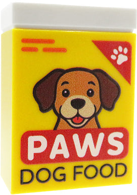 Paws Dog Food – Custom printed brick 2x3