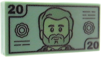 Banknot 20 - Nadruk custom na płytce 1x2