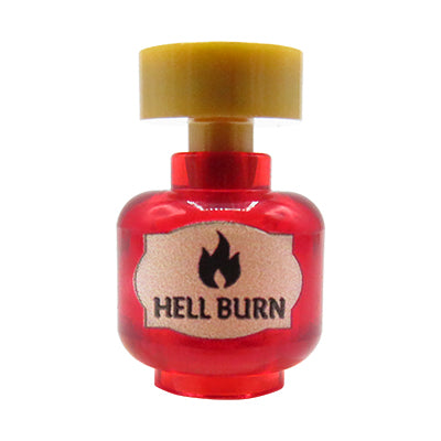 "Hell burn" Magic Potion – Custom printed minifig head