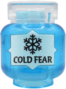 "Cold fear" Magic Potion – Custom printed minifig head