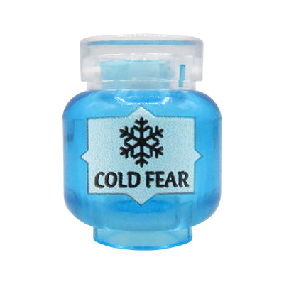 "Cold fear" Magic Potion – Custom printed minifig head
