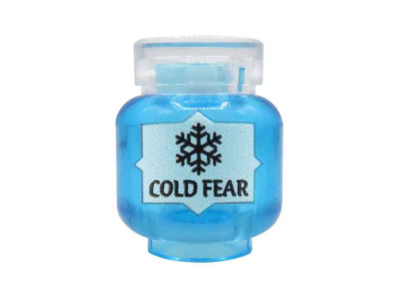 "Cold fear" Magic Potion – Custom printed minifig head