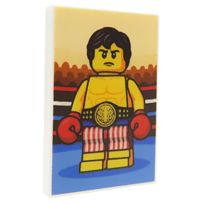 NAH Customs - Movie poster 4 cinema advertisement custom printed on 2x3 LEGO tile